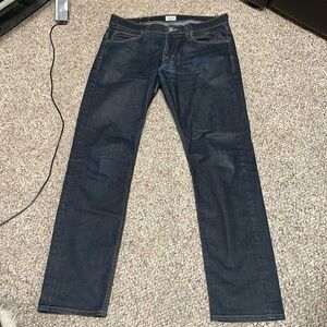 Hudson blaire straight leg dark rinse jeans